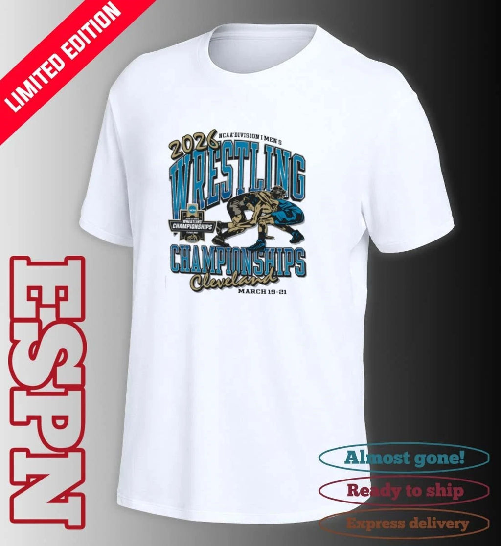 Official March 19-21 2026 NCAA Division I Wrestling Championships Shirt