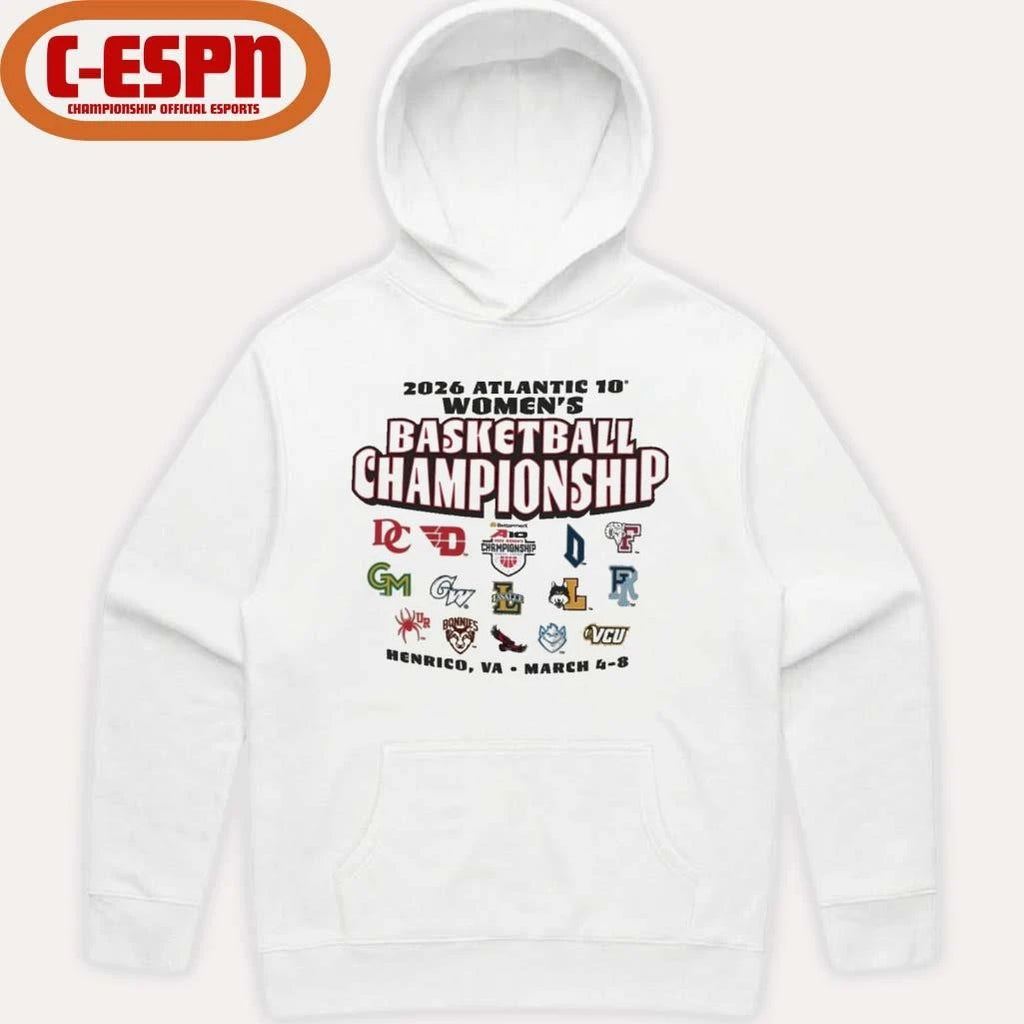 Official March 4-8 2026 A-10 Women’s Basketball Championship T-Shirt
