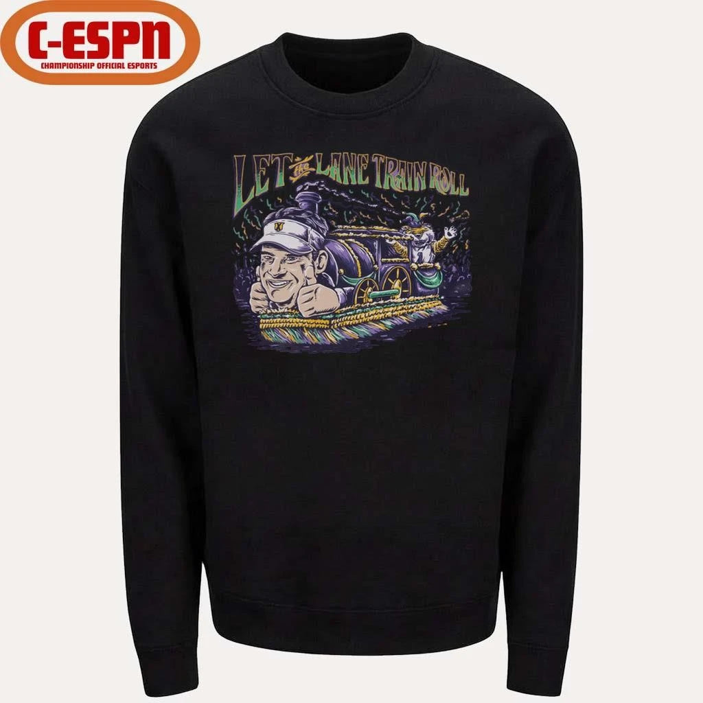 Official Mardi Gras Let The Lane Train Roll Shirt