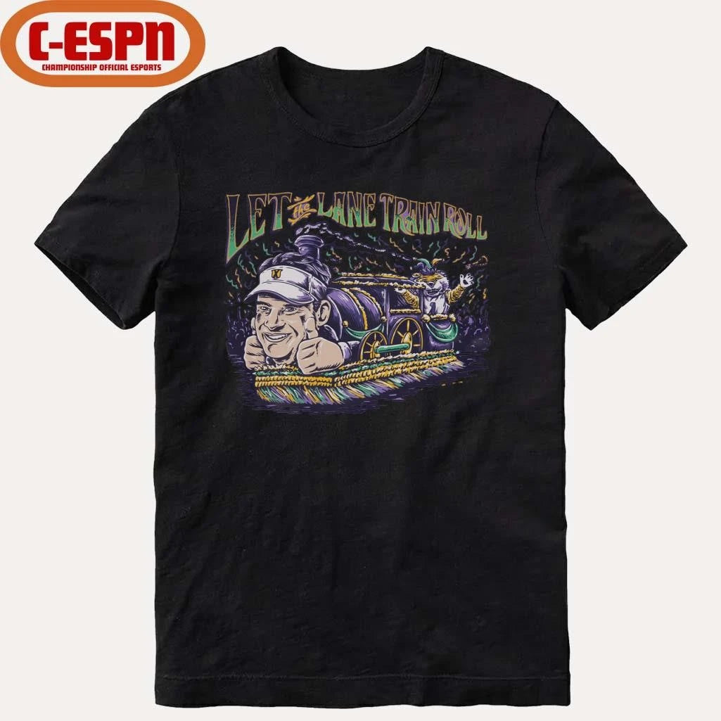 Official Mardi Gras Let The Lane Train Roll Shirt
