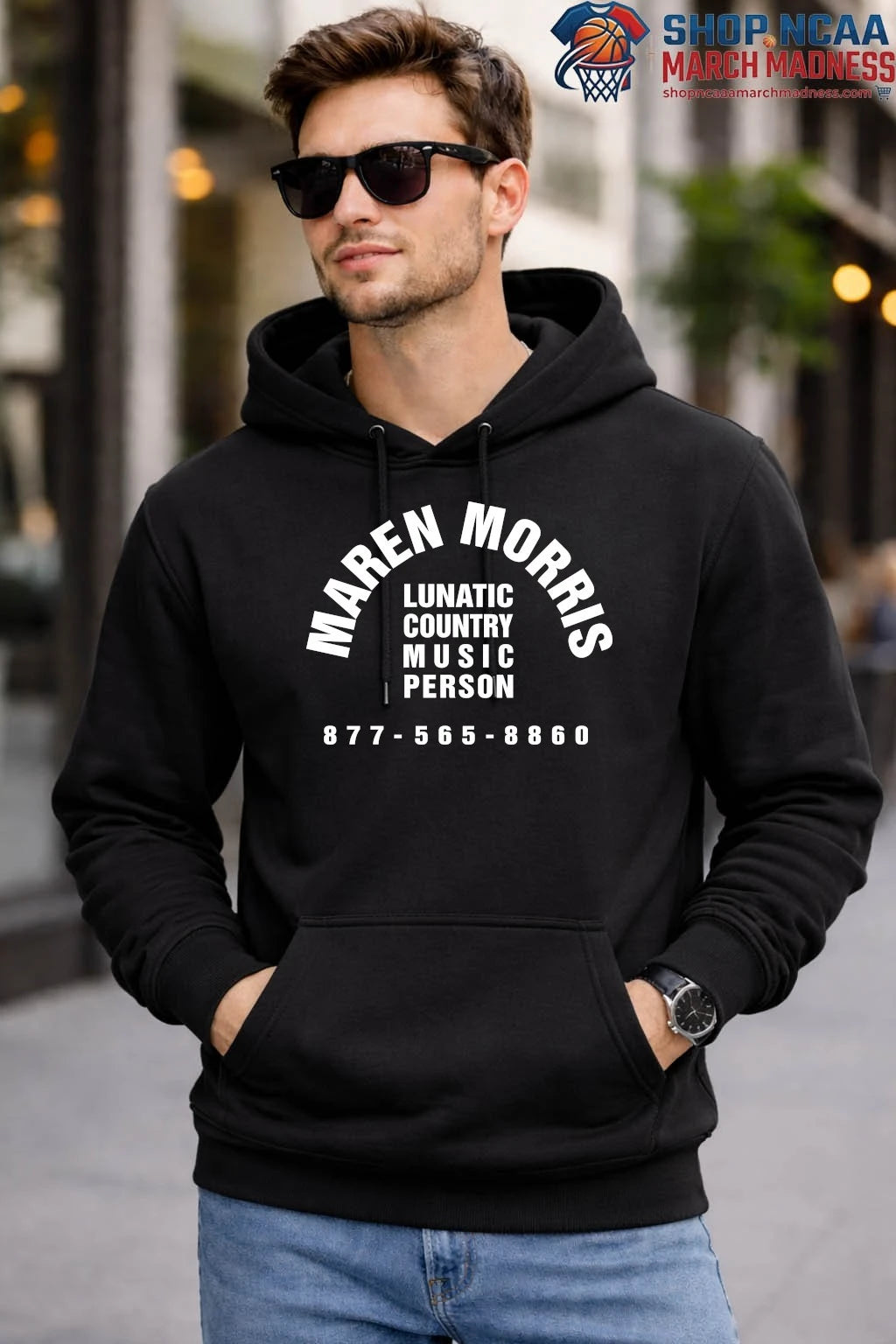 Official Maren morris lunatic country music person 877 565 8860 shirt