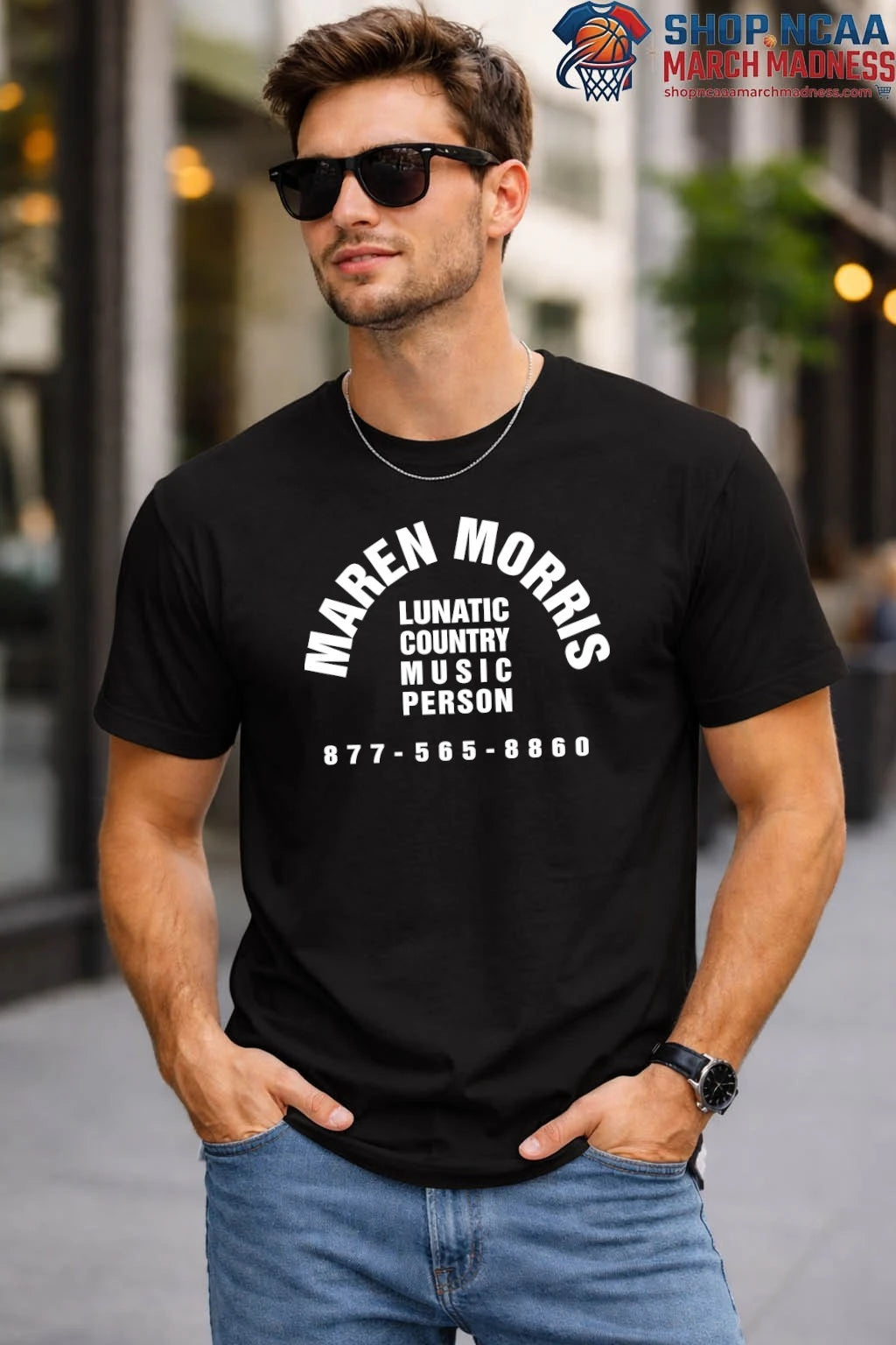 Official Maren morris lunatic country music person 877 565 8860 shirt