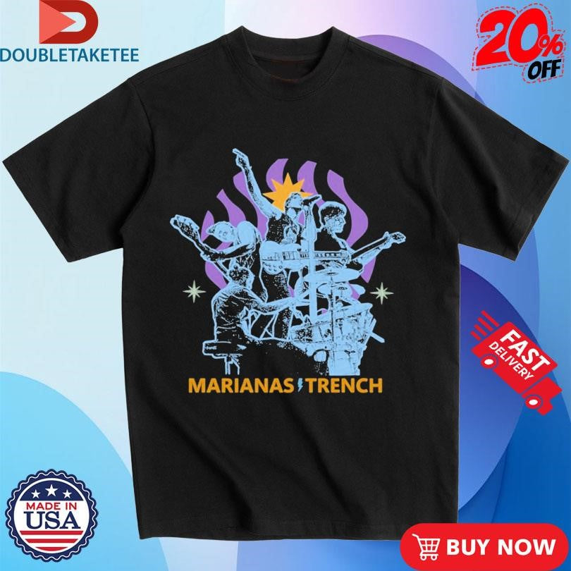 Official Marianas Trench Destined For The Storm Shirts