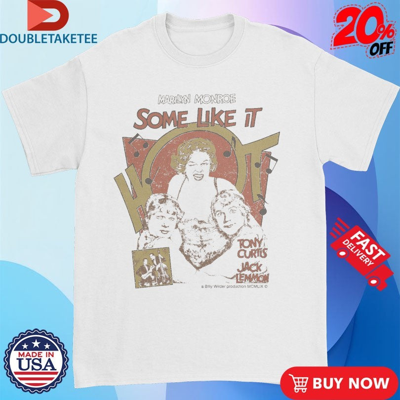 Official Marilyn Monroe Some Like It Hot Shirts