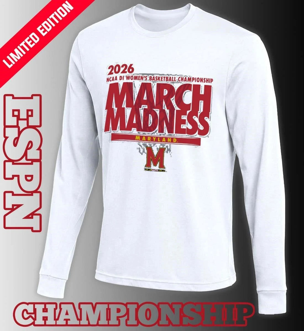 Official Maryland Women’s Basketball Single Team 2026 NCAA March Madness Shirt