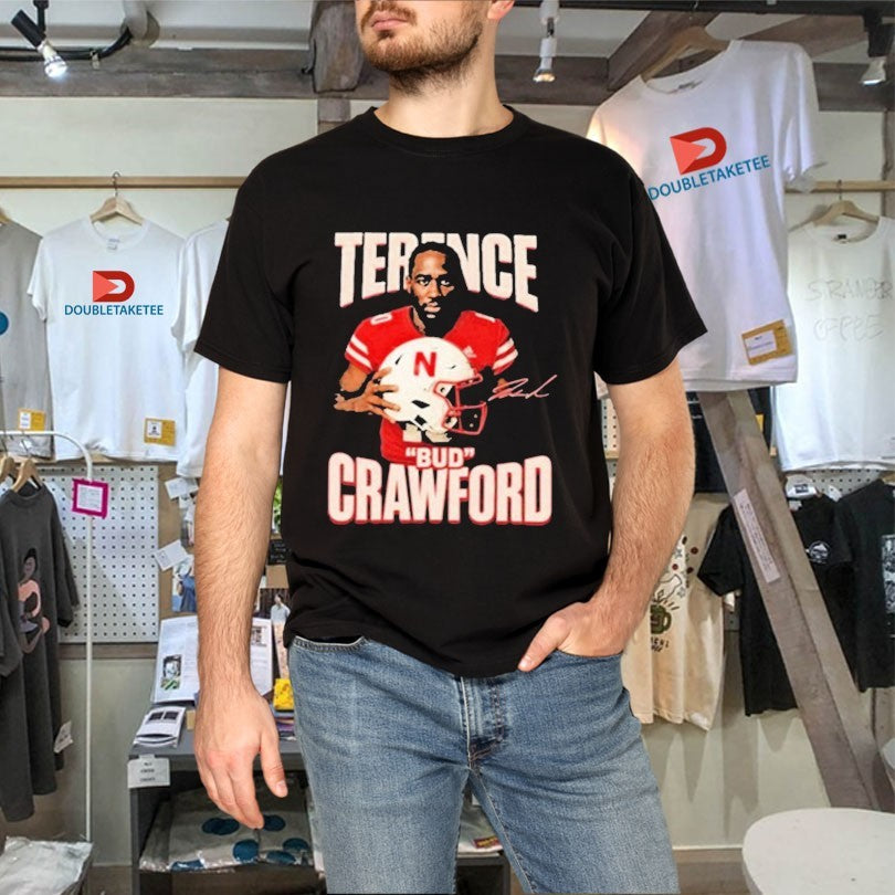 Official Matt Rhule Wearing Terence Crawford Bud Nebraska Cornhuskers Coach Shirt