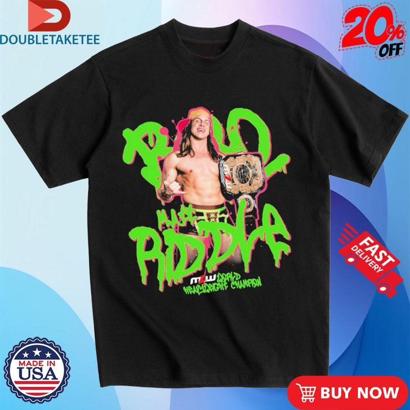 Official Matt Riddle MLW Ửold Heavyweight Champion Shirts