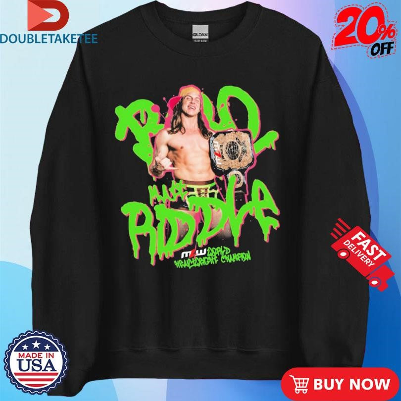 Official Matt Riddle MLW Ửold Heavyweight Champion Shirts