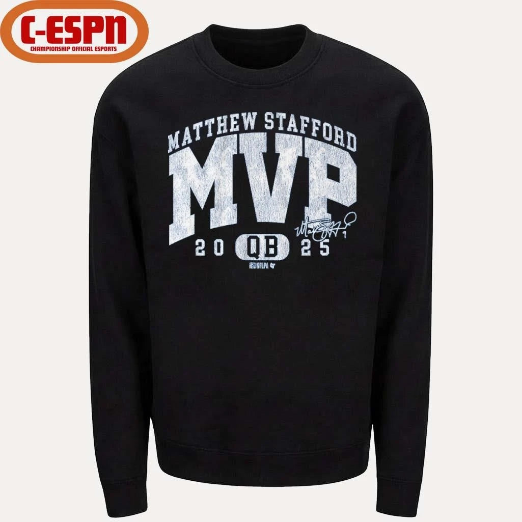 Official Matthew Stafford 2025 MVP QB T-Shirt