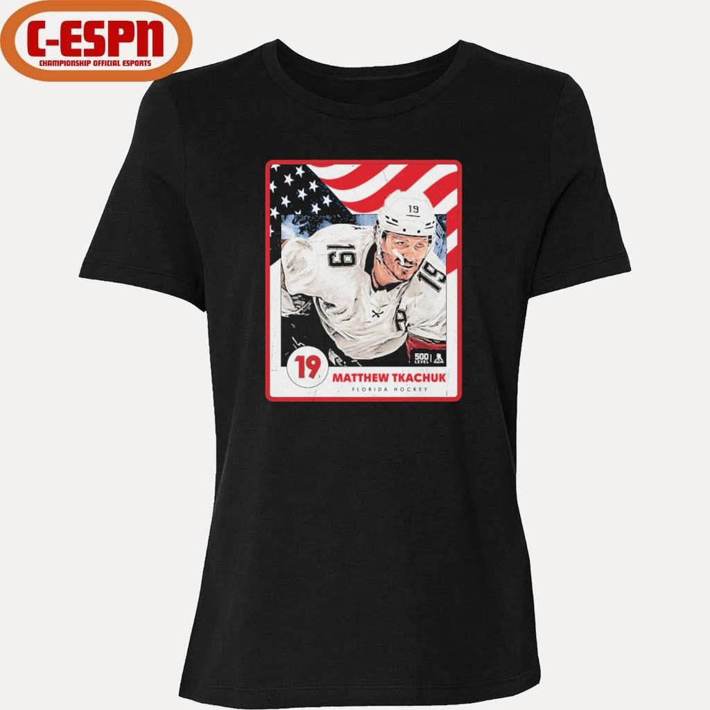Official Matthew Tkachuk Florida Hockey USA Card Shirt