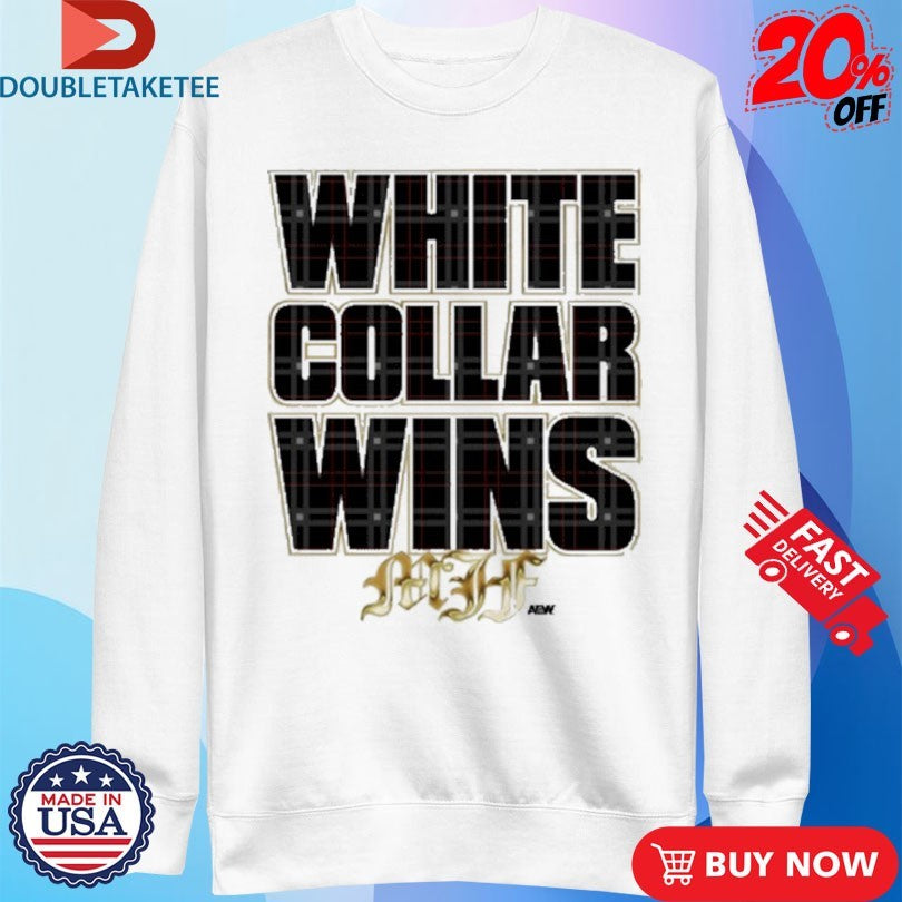 Official Maxwell Jacob Friedman MJF White Collar Wins AEW Shirts