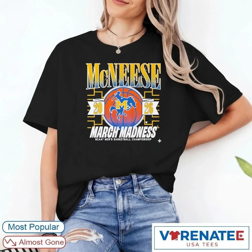 Official McNeese Cowboys MBB 2026 NCAA Men’s Basketball Championship March Madness T-Shirt