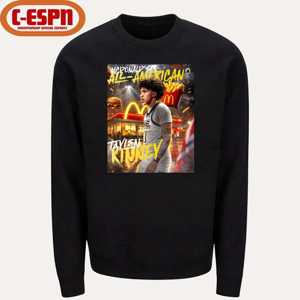 Official Mcdonald’s All-American Taylen Kinney Kansas Basketball Shirt