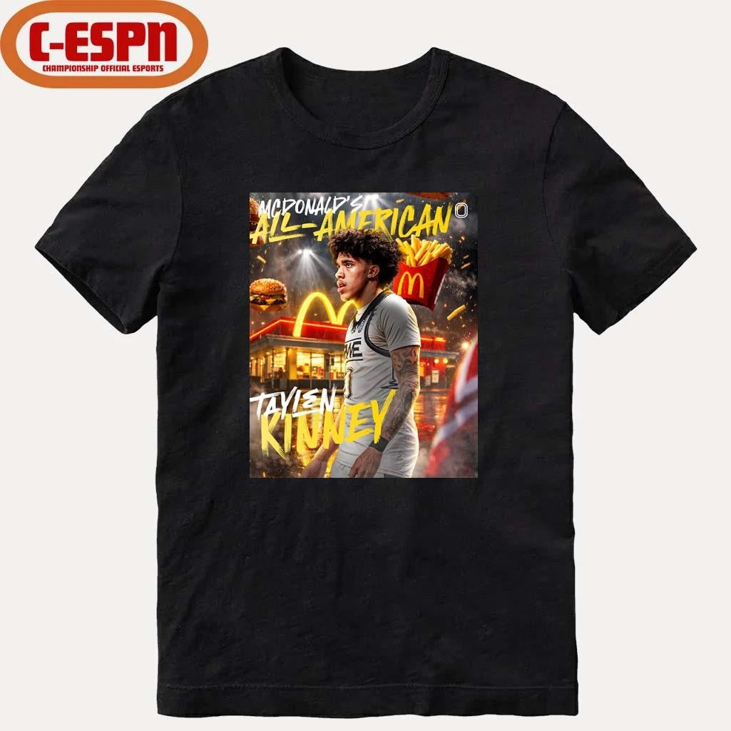 Official Mcdonald’s All-American Taylen Kinney Kansas Basketball Shirt