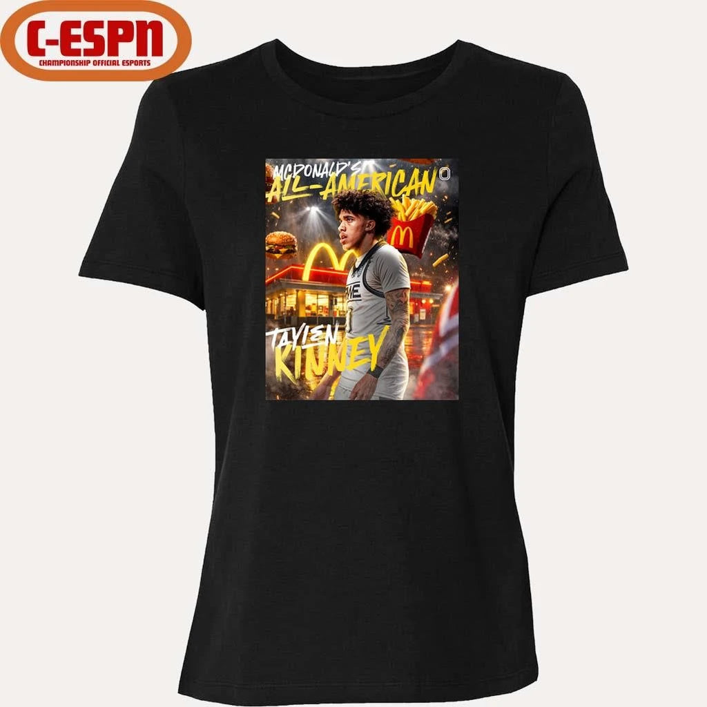 Official Mcdonald’s All-American Taylen Kinney Kansas Basketball Shirt