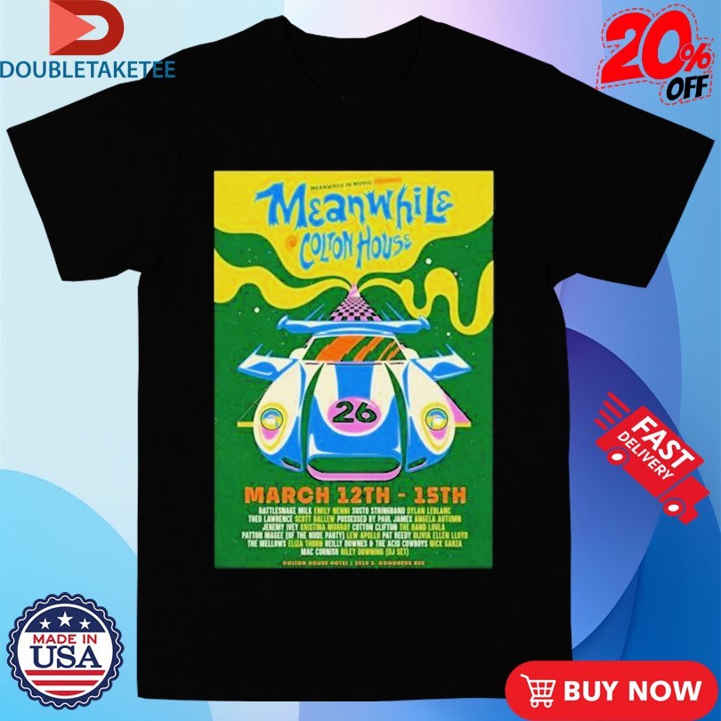 Official Meanwhile In Music In Austin TX On 3 12-15 2026 Shirts