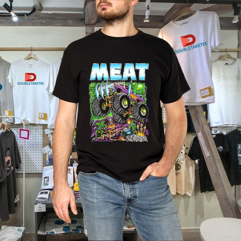 Official Meatcanyon Papa Meat Monster Truck Josh Freydis Shirts