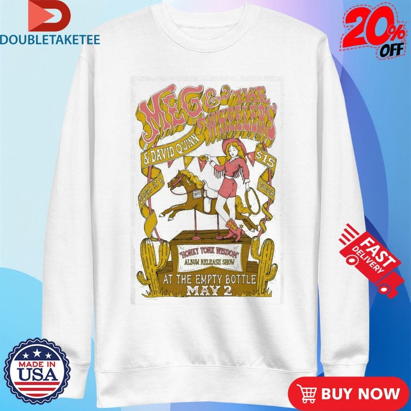 Official Meg And The Wheelers May 2 2026 In Chicago IL Cowgirl Shirts