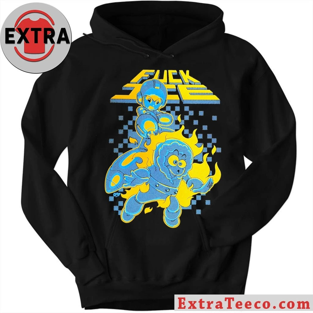 Official Mega Man Fuck Ice Clay Graham Art Shirt