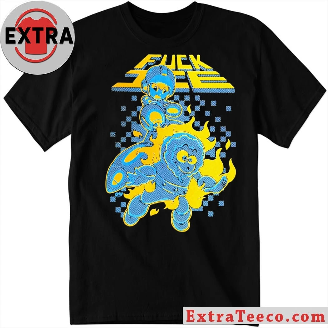 Official Mega Man Fuck Ice Clay Graham Art Shirt