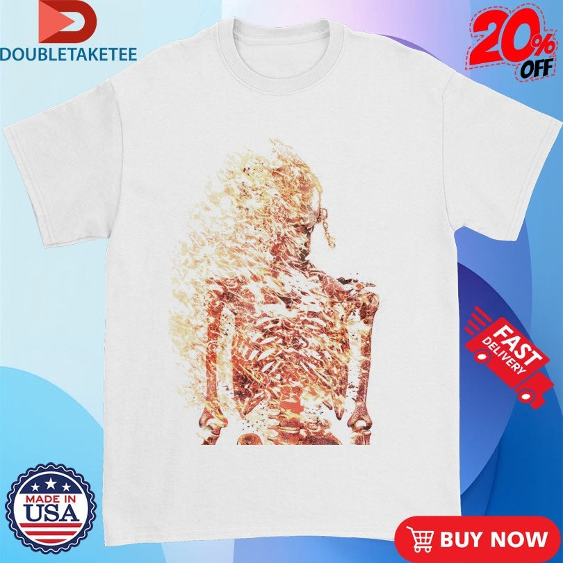 Official Megadeth Flame Vic Skeleton Shirts
