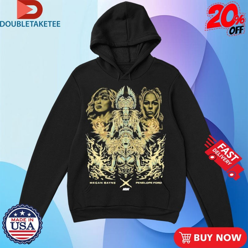 Official Megan Bayne And Penelope Ford Bestie Duo AEW Shirts