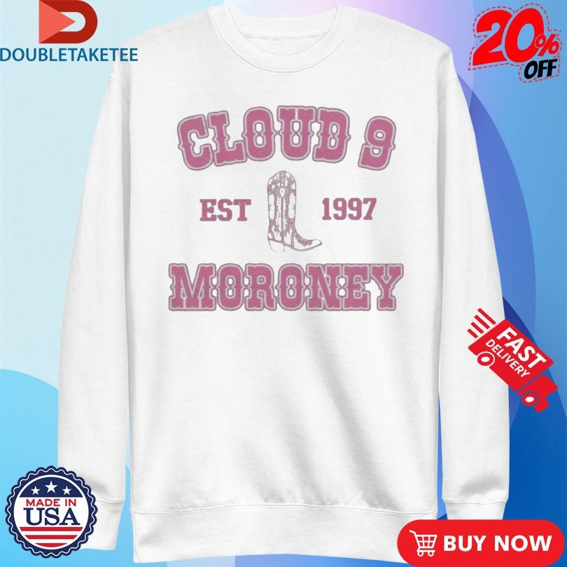 Official Megan Moroney Cloud 9 Est 1997 Cowboy Boot Shirts