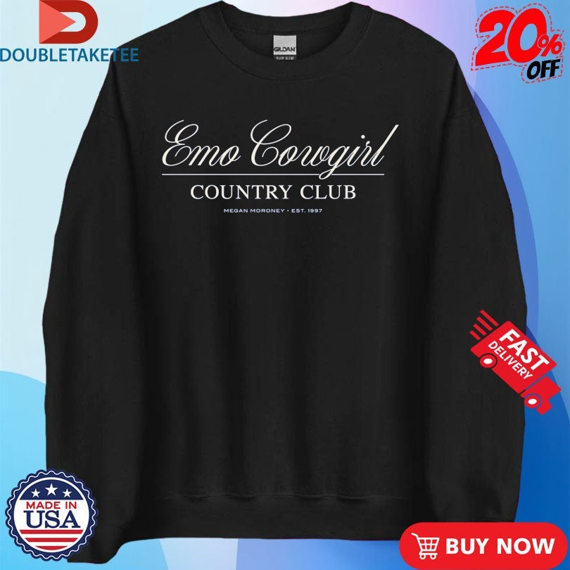 Official Megan Moroney Emo Cowgirl Country Club Est 1997 Shirts