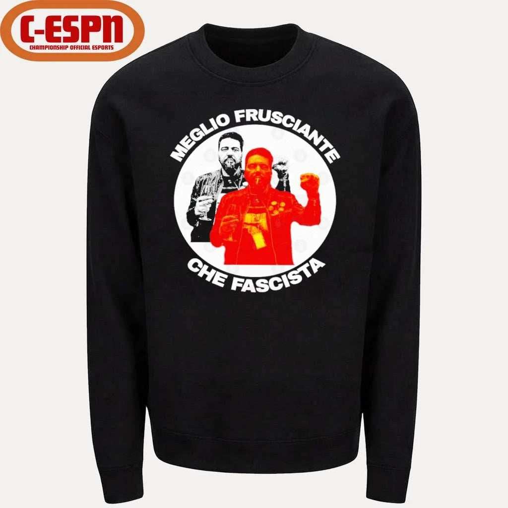 Official Meglio Frusciante Che Fascista T-Shirt