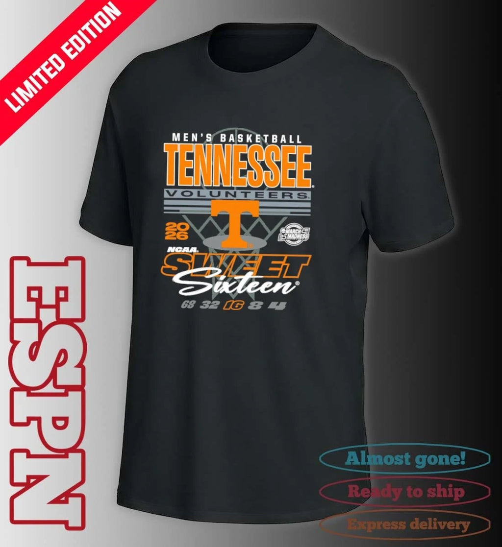 Official Men’s Basketball Sweet Sixteen Tennessee Volunteers Shirt