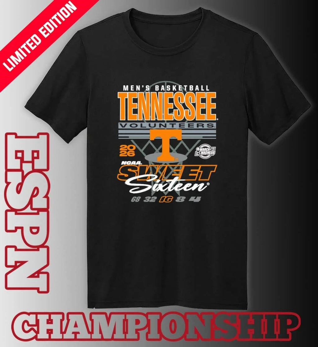 Official Men’s Basketball Sweet Sixteen Tennessee Volunteers Shirt