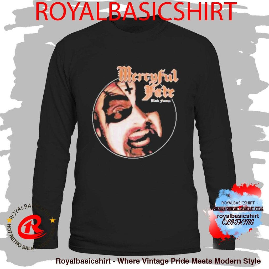 Official Mercyful Fate Black Funeral Cover T-Shirt