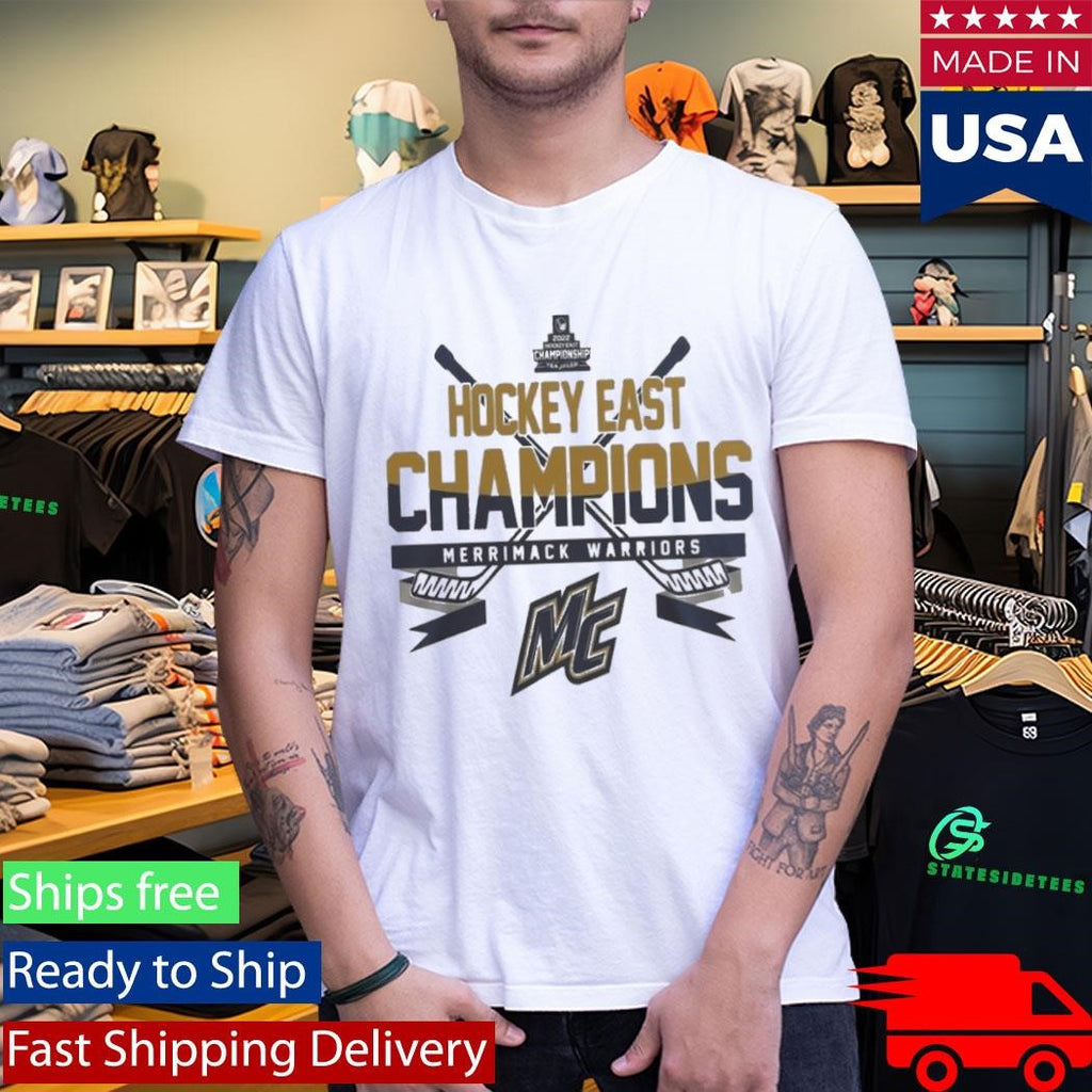 Official Merrimack Warriors 2026 Hockey East Champions Shirt