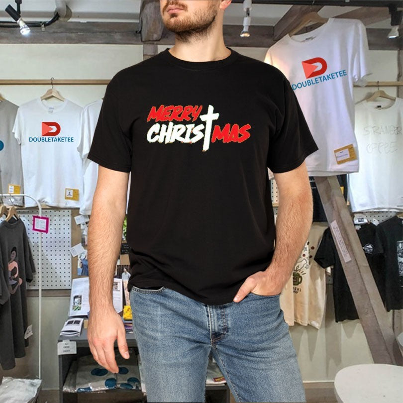 Official Merry Christmas Hodgetwins Cross Shirts