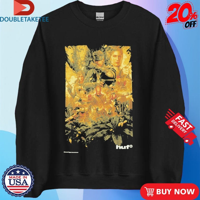 Official Metal Gear Solid 3 Snake Eater Huf Shirts