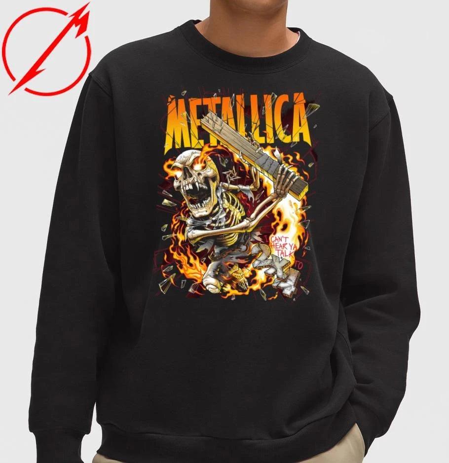 Official Metallica I Can’t Hear Ya Talk To 2X4 The Load Poster Series Andrew Cremeans T-Shirt