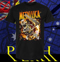Official Metallica I Can’t Hear Ya Talk To 2X4 The Load Poster Series Andrew Cremeans T-Shirt