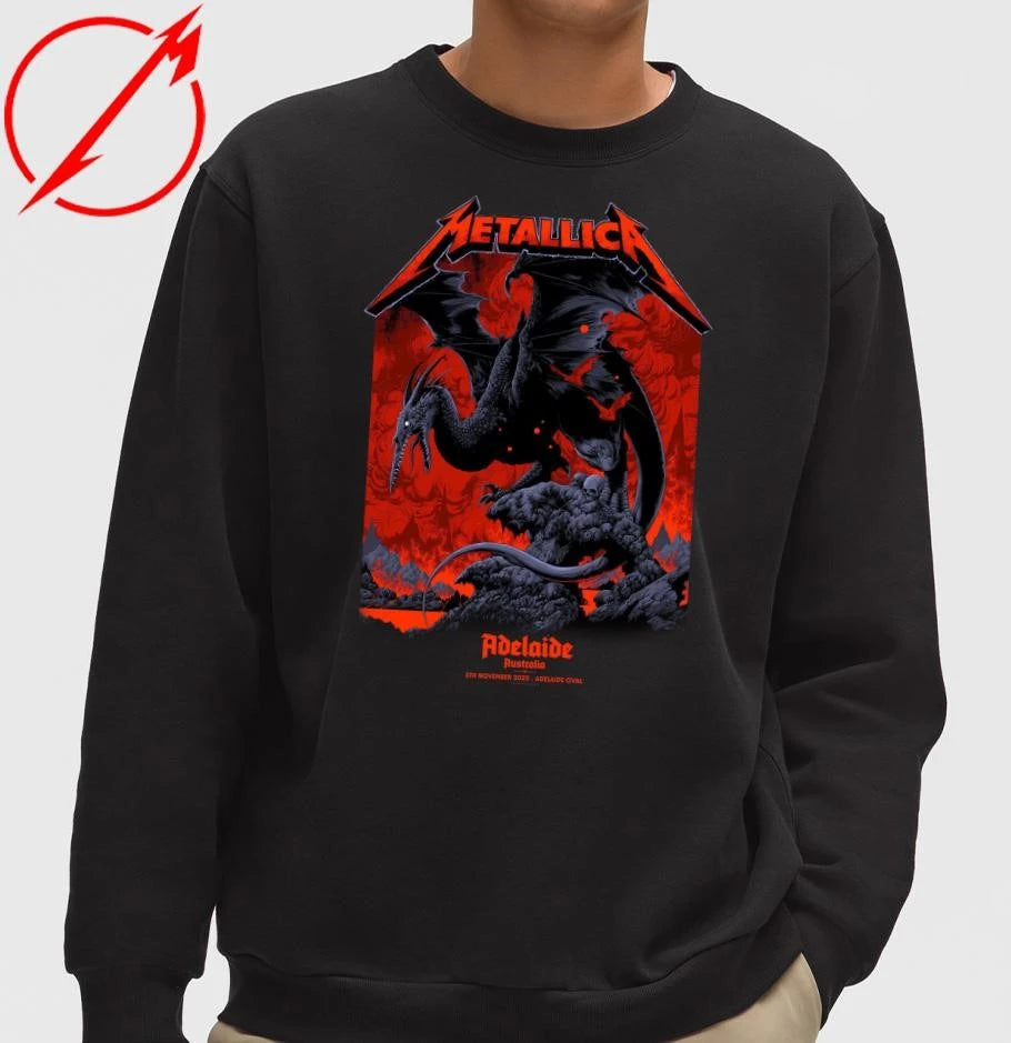 Official Metallica M72 Adelaide Australia 2025 Event T-Shirt