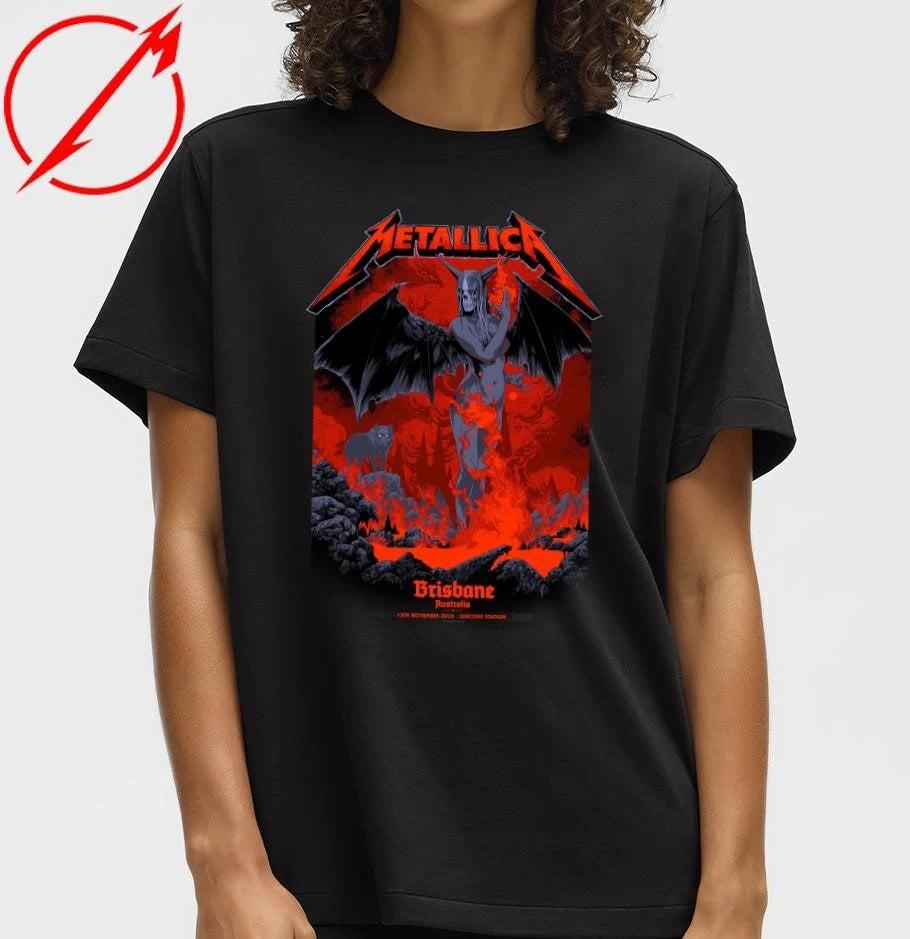 Official Metallica M72 Brisbane Australia Pop Up Shop By Art Ken Taylor T-Shirt