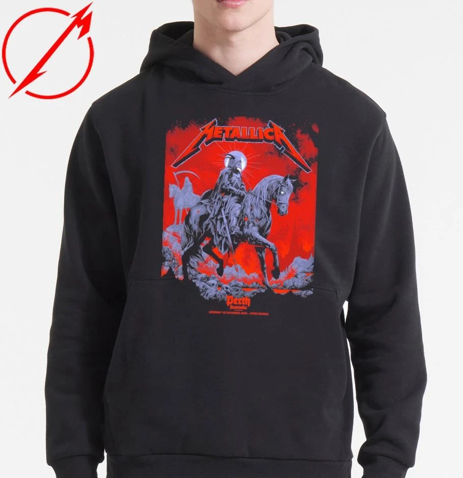 Official Metallica M72 World Tour November 15 2025 Optus Stadium Perth Australia Pop-Up T-Shirt