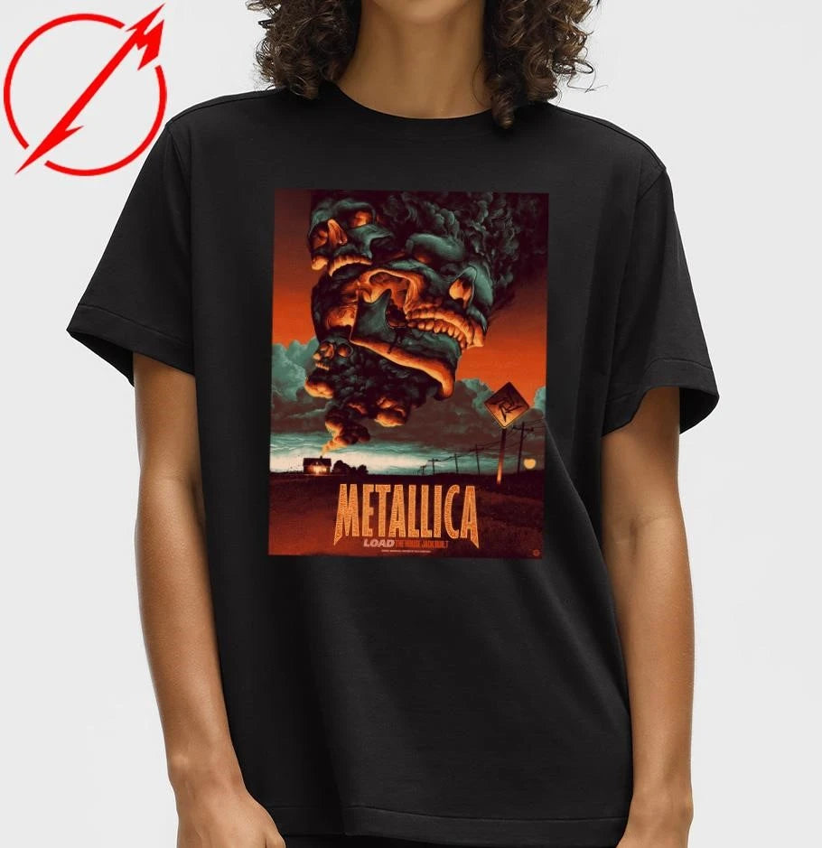 Official Metallica The House Jack Built The Load Poster Series Artist Max Loeffler’s T-Shirt