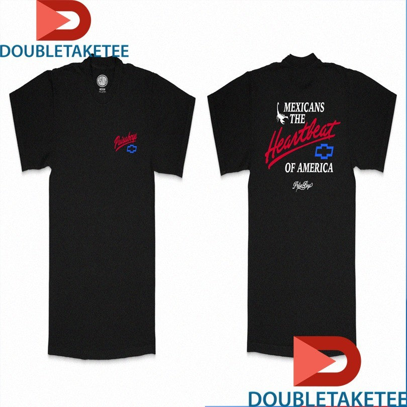Official Mexicans The Heartbeat Of America Paisaboys Shirts