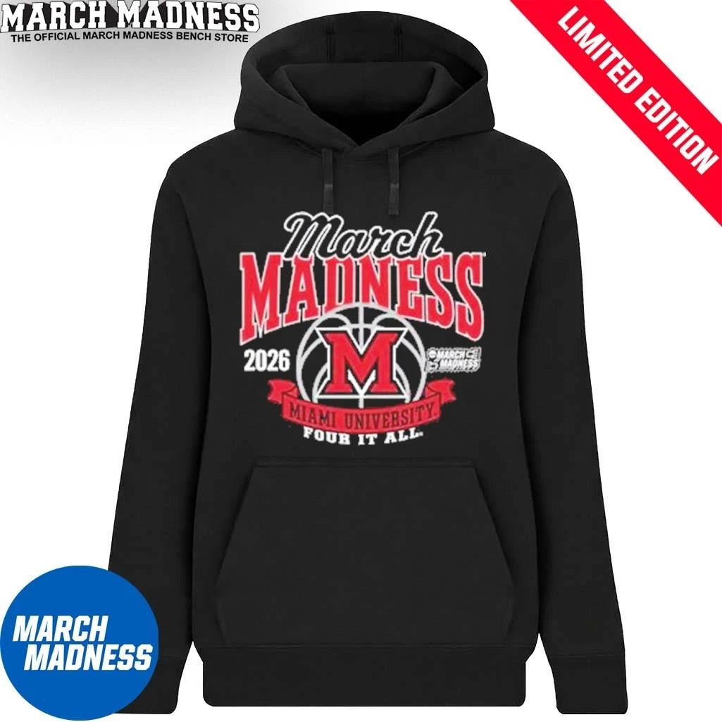Official Miami RedHawks 2026 NCAA Women’s March Madness Bound Shirt