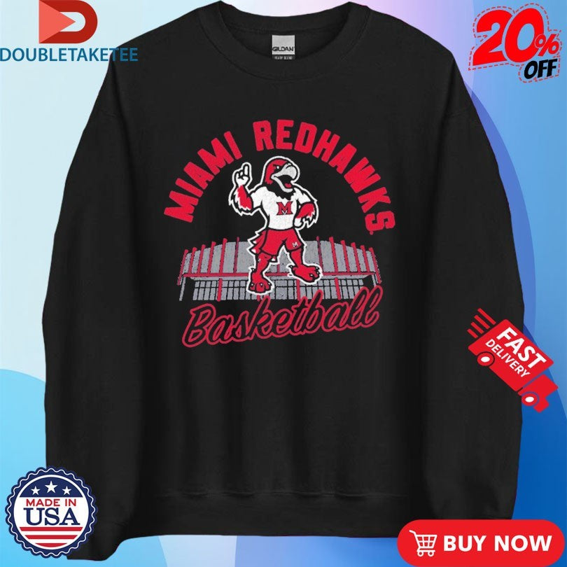 Official Miami RedHawks Basketball Mascot Shirts