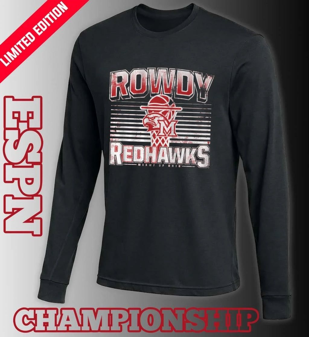 Official Miami RedHawks Basketball Rowdy RedHawks Shirt