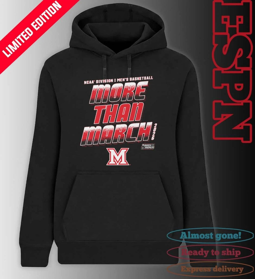 Official Miami University Men’s Basketball More Than March 2026 Shirt