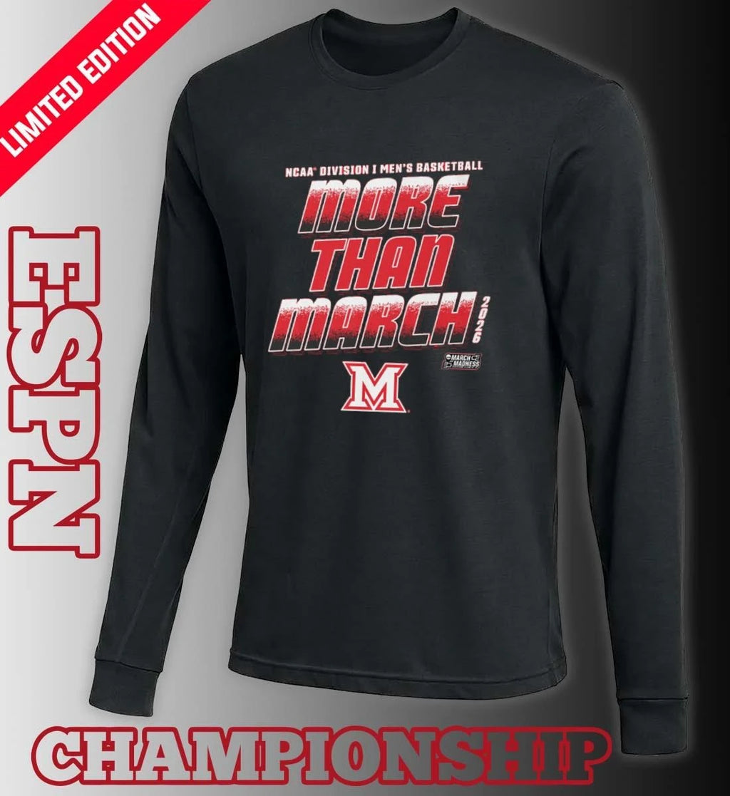 Official Miami University Men’s Basketball More Than March 2026 Shirt