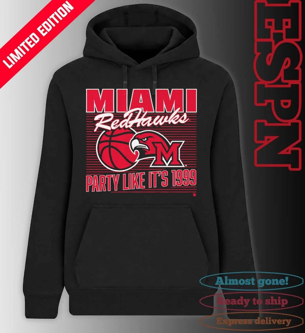 Official Miami University RedHawks Basketball Party Like It’s 1999 Shirt