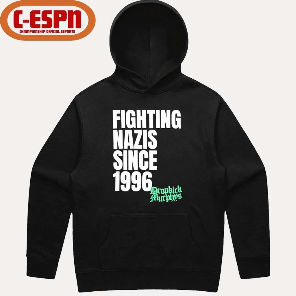 Official Michael Fanone Fighting Nazis Since 1996 Dropkick Murphys Shirt