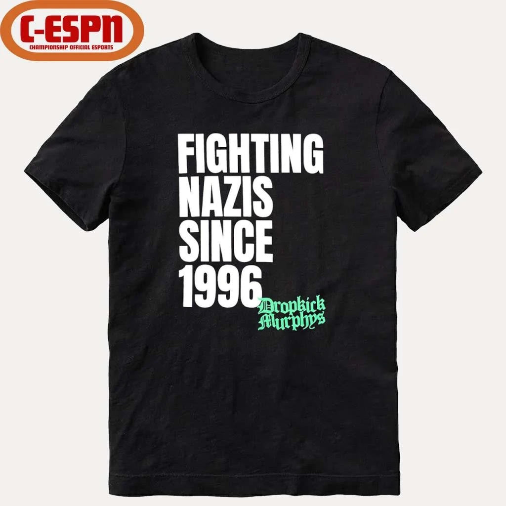 Official Michael Fanone Fighting Nazis Since 1996 Dropkick Murphys Shirt